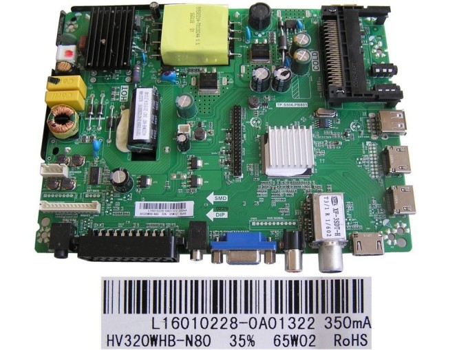 Základní deska LCD modulu Changhong LED32D2080T2 HV320WHB-N80