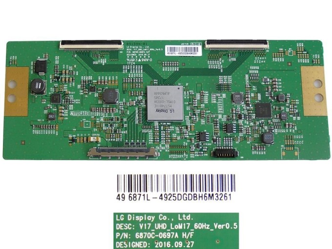 T-CON LCD modul 6870C-0697A a TCON board 6871L-4925A/D pro LCD LED TV