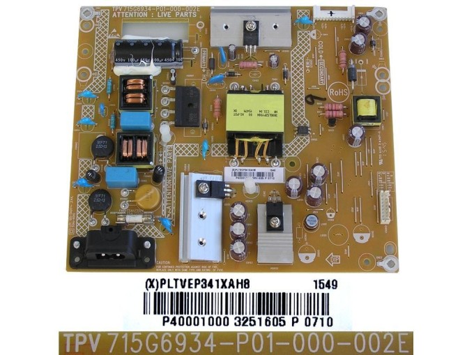 Napájecí zdrojový modul PLTVEP341XAH8 pro LCD TV Philips