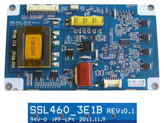 LED driver board pro LCD modul SSL460_3E1B