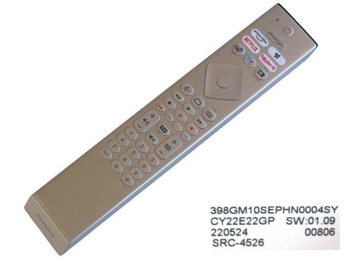 Originální dálkový ovladač Philips SRC-4526 stříbrný