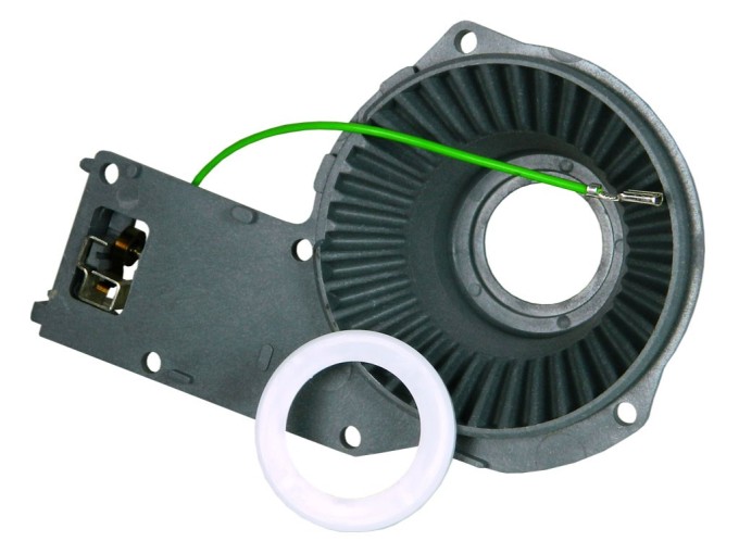 Horní tělo motoru s uhlíkovým držákem pro převod robotu Bosch Siemens MUM4XXXX 00498284