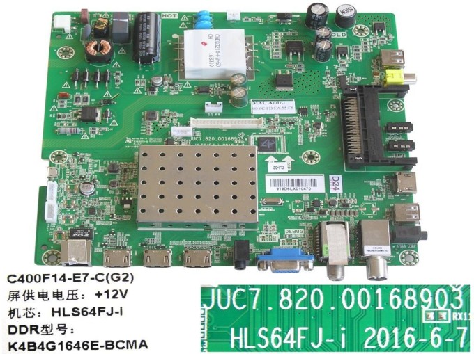 Základní deska LCD modulu Changhong LED40E3500ISX2 C400F14-E7-C(G2)