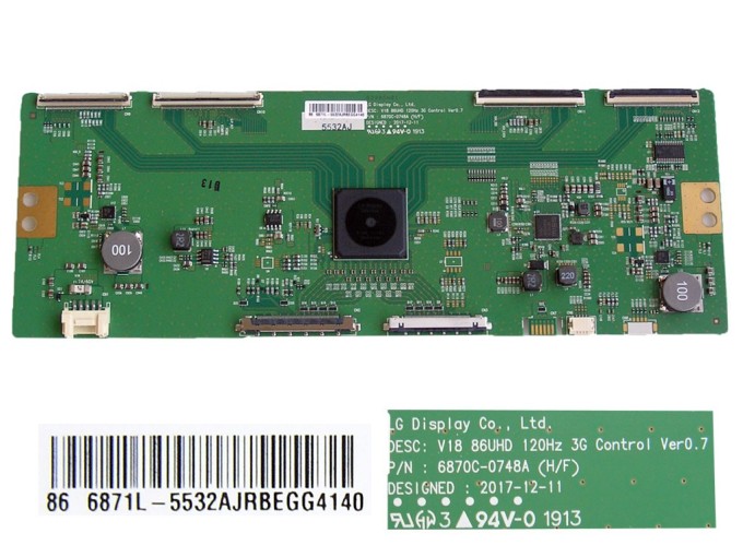 T-CON modul LCD 6871L-5532A pro LG 86" TV