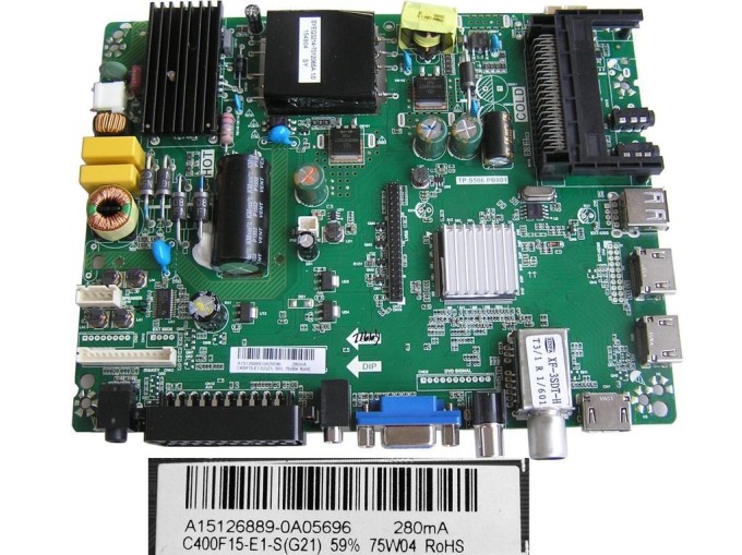 Základní deska LCD modulu pro Changhong LED40E1090H Main board C400F15-E1-S(G21)