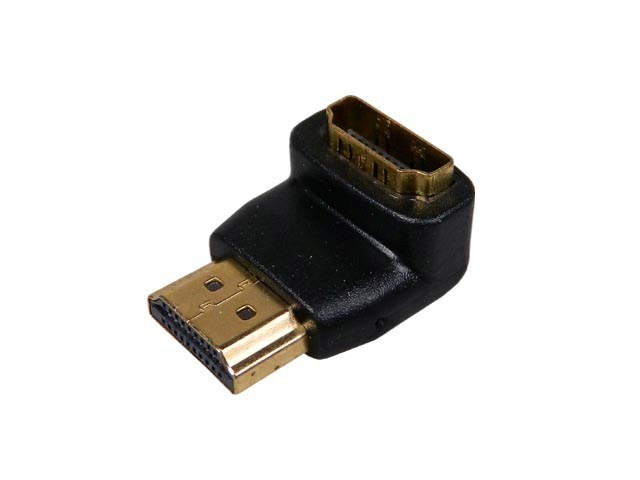 Úhlová HDMI spojka 19 pin samec-samice HD33