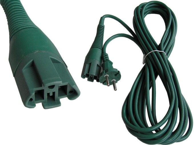 Síťový napájecí kabel pro vysavač Vorwerk Kobold VK 130 a VK 131, 6,2 m