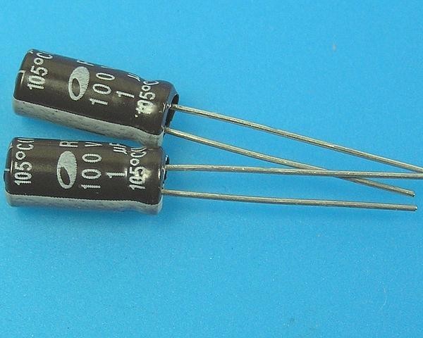 Elektrolytický kondenzátor 1uF 100V 105°C Samwha RD
