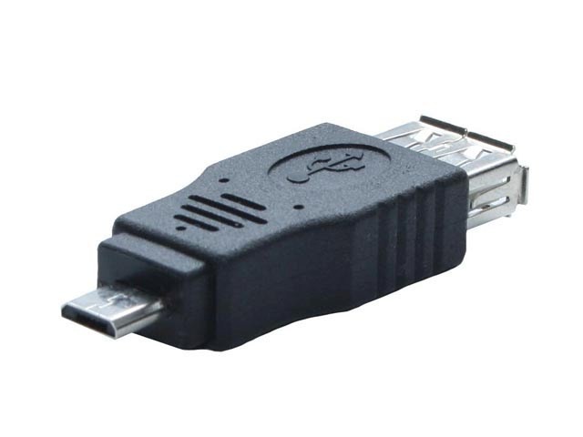 USB OTG redukce micro USB typ B na USB typ A samici
