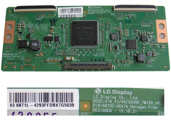 T-CON modul LCD 6870C-0647A / T-Con board 6871L-4293F pro LED TV