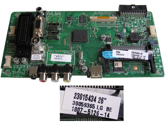 Základní deska LCD modulu 17MB62-F1L 23015434 pro TV