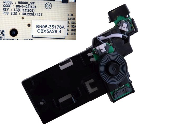 LCD LED modul s joystickem MULTIJOG a IR přijímačem Samsung BN96-35176A