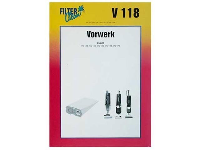 Náhradní sáčky do vysavače Vorwerk V118 - sada 5 ks s uzávěrem