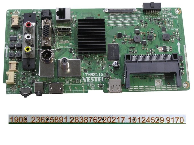Základní deska LCD modulu 17MB211S / Main board 23625891 pro Toshiba