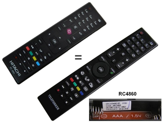Dálkový ovladač RC4860 pro Vestel LCD TV