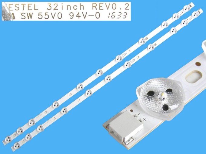 LED podsvícení 575mm 11 LED pásky Vestel sada 2 kusy