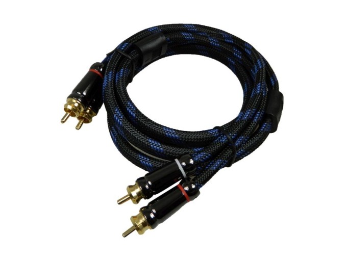 Audio kabel 2x CINCH - 2x CINCH, 1,5m s dvojitým stíněním