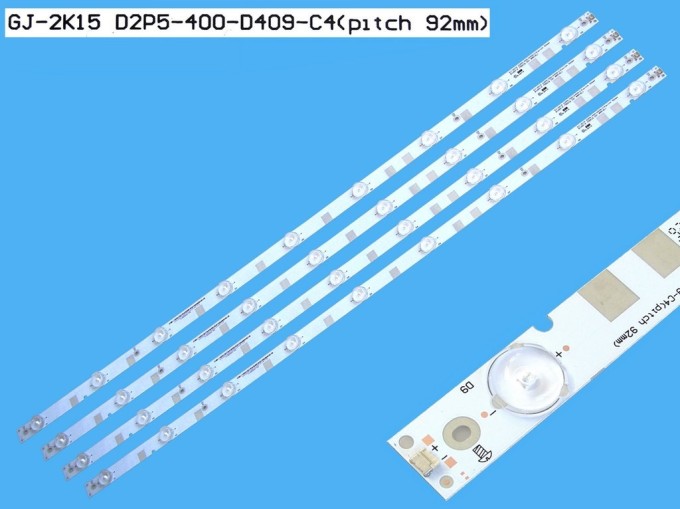 Sada LED podsvícení 798mm pro LCD TV Philips 40" - 4 pásky