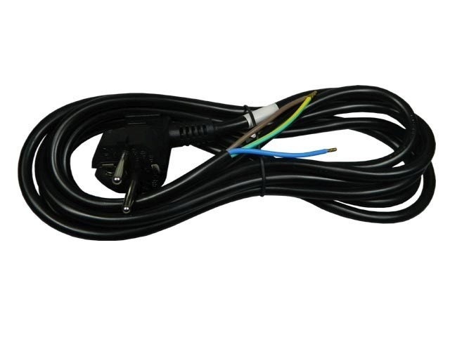 Napájecí kabel Flexo šňůra 3x1,0mm² PVC 3 m černý