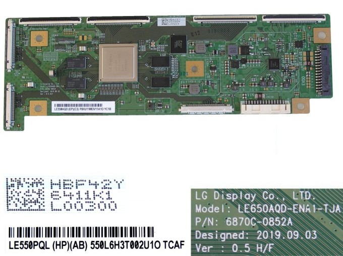 T-CON board OLED LE650AQD-ENA1-TJA pro OLED TV 55"