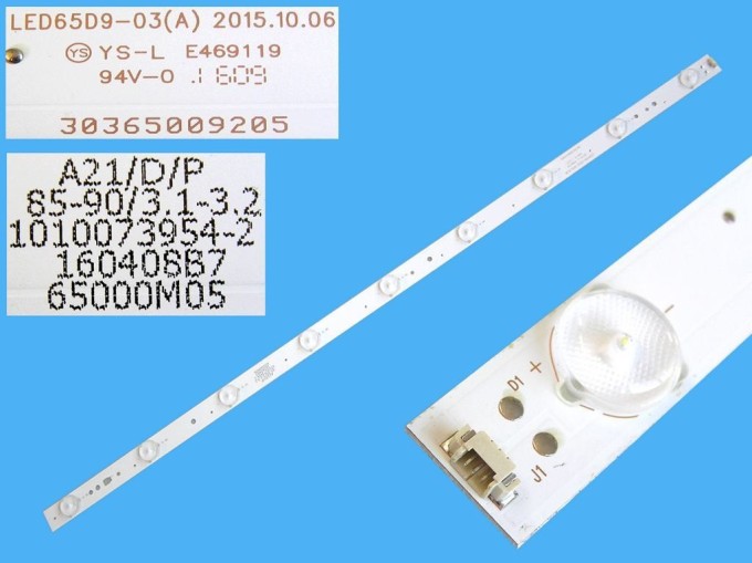 LED podsvětlení 640mm s 9 LED diodami pro LCD TV