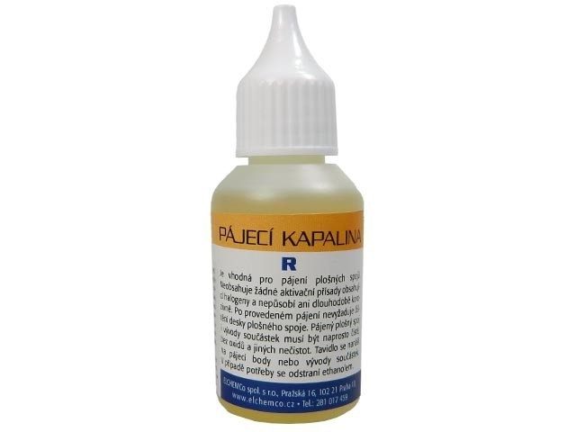 Kalafunová pájecí kapalina 30 ml pro plošné spoje