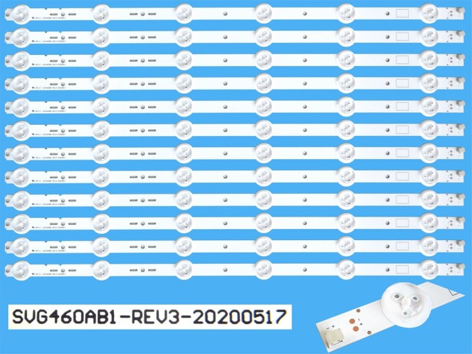 LED podsvit 12 pásků 450mm pro Sony LCD TV D-LED BAR SVG460AB1-REV3