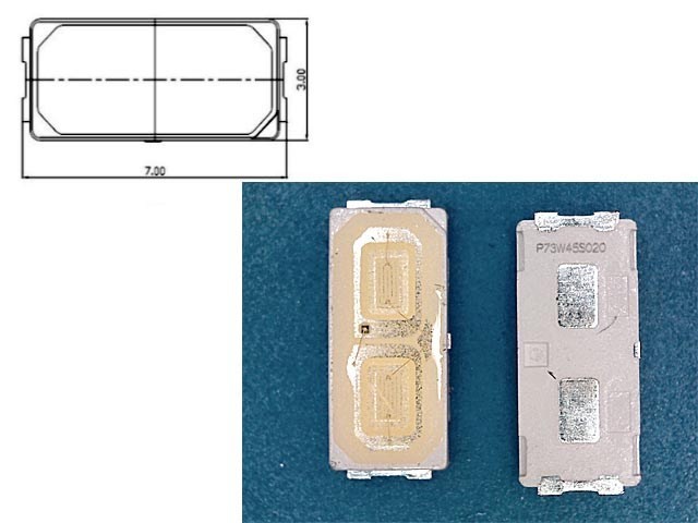 Samostatná LED dioda podsvícení 7030 6V LG Innotek