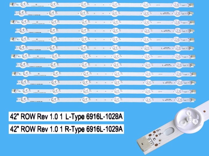 Kompletní LED podsvit sada 42" LG ROW DRT s 12 pásky