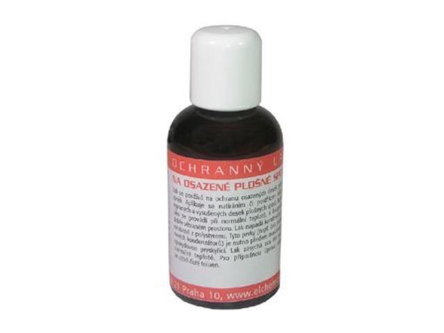 Ochranný lak na osazené plošné spoje 50 ml