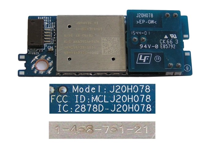 WiFi modul pro LCD LED TV Sony 1-458-751-11 / J20H078.01