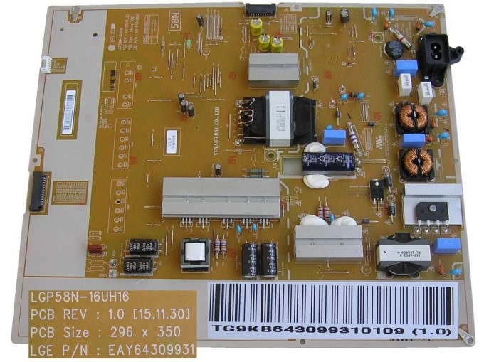 Napájecí zdroj LCD modulu EAY64309931 pro LG TV