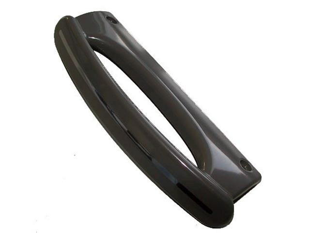 Madlo dveří lednice tmavě šedé s stříbrným pruhem ME 481249818662 WHIRLPOOL
