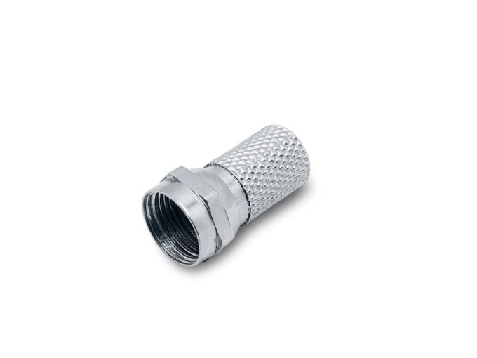 Přímý kabelový F konektor 6,8 mm pro koaxiální kabel