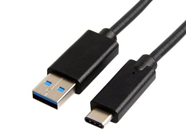 Propojovací kabel USB C 3.1 (M) na USB A 3.0 (M) 1,2 m černý