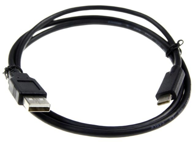 Propojovací USB kabel USB C 3.1 (M) - USB A 2.0 (M) 1m černý
