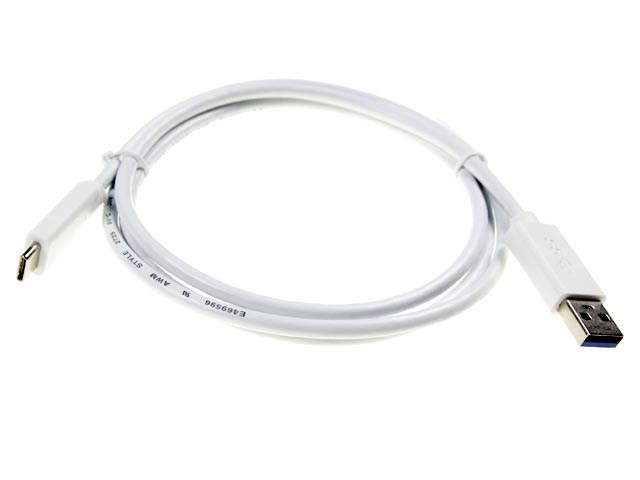 Propojovací USB kabel USB-C 3.1 (M) na USB-A 3.0 (M) 1,2 m bílý