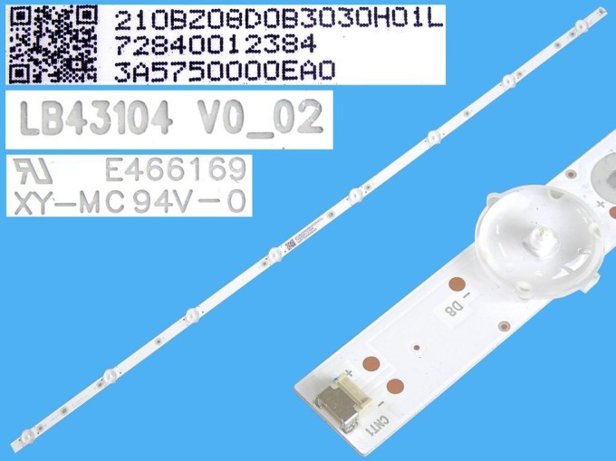 LED podsvícení 848 mm s 8 LED diodami pro LCD TV