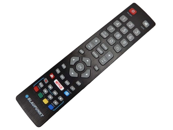 Originální dálkový ovladač Blaupunkt s funkcemi Netflix a YouTube