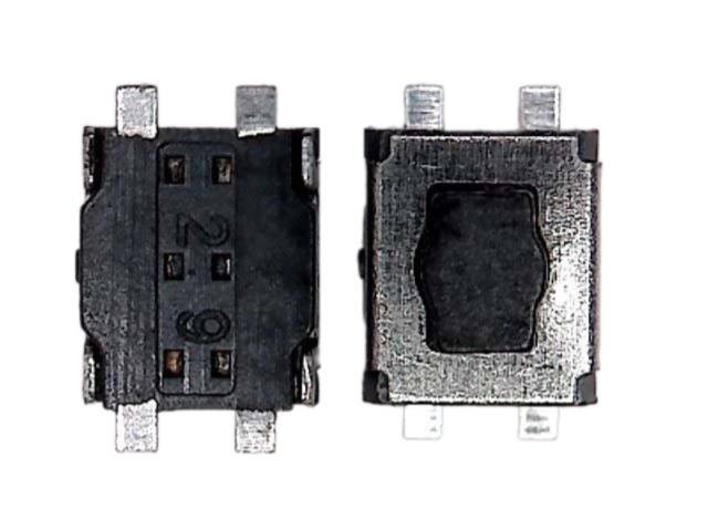 SMD mikrotlačítko 3 x 3,5 mm s výškou 2 mm pro autoklíče a dálkové ovládání