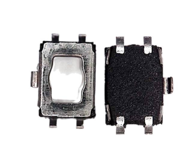 SMD mikrotlačítko 4,7 x 3,5 mm s výškou 2,5 mm pro mobilní telefony a dálkové ovládání