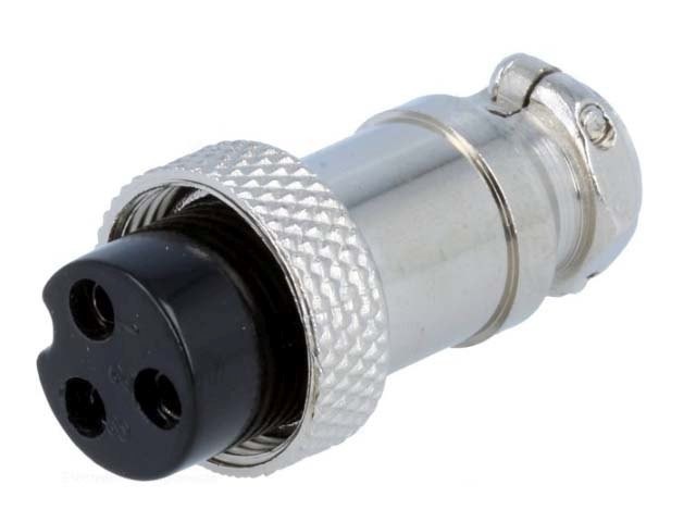 Mikrofonní DIN konektor samice 3 piny na kabel FC684213