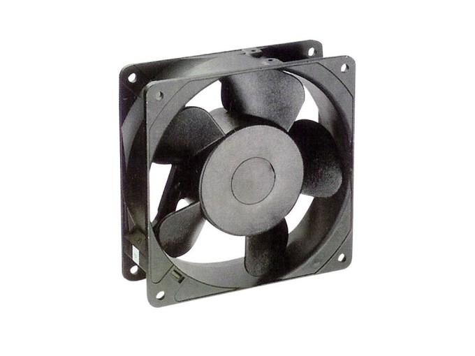 Axiální ventilátor 119x119x38 mm 230 V 120 mA s připojením Faston