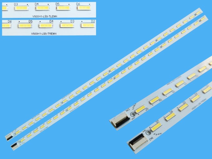 LED podsvit edge 630mm sada 56 LED pro Samsung V500HJ1-LE1