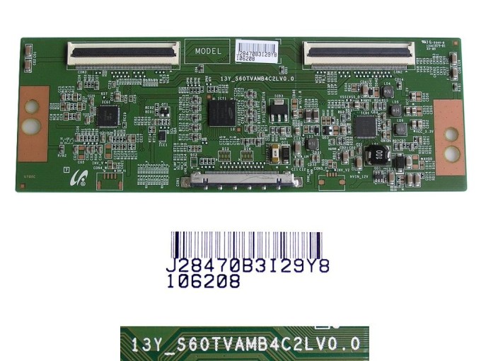 T-CON LCD modul 13Y_S60TVAMB4C2LV0.0 / T-con board J28470B3I29Y8 pro TV 40-60"