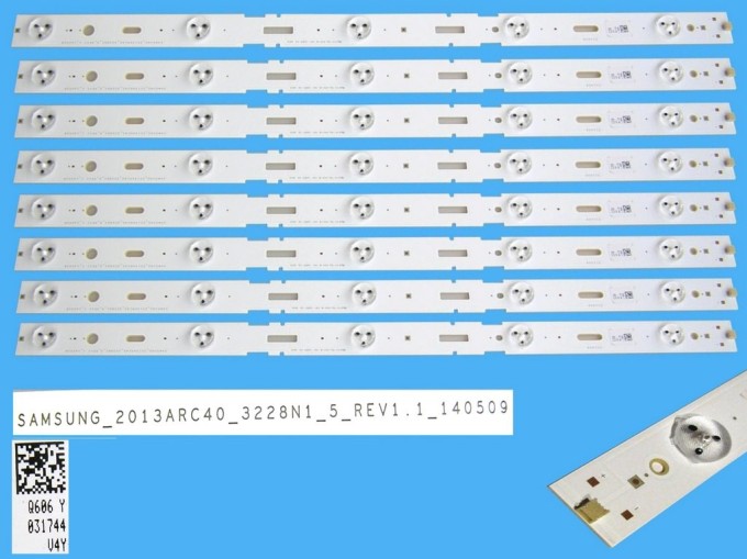 Sada LED podsvícení 428mm pro LCD TV 40" - 8 pásků DLED backlight