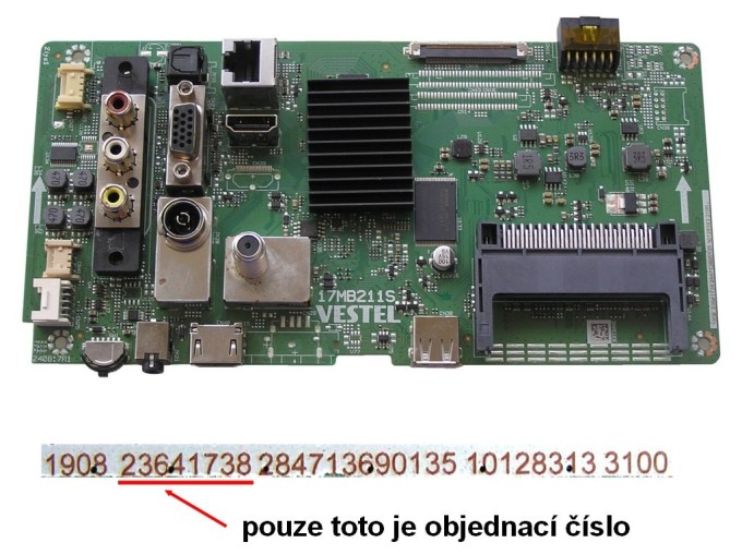 Základní deska LCD modulu 17MB211S pro TV 32"