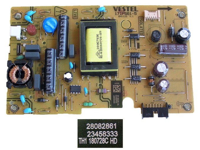 Napájecí zdrojová deska 17IPS61-5 pro LCD TV Vestel