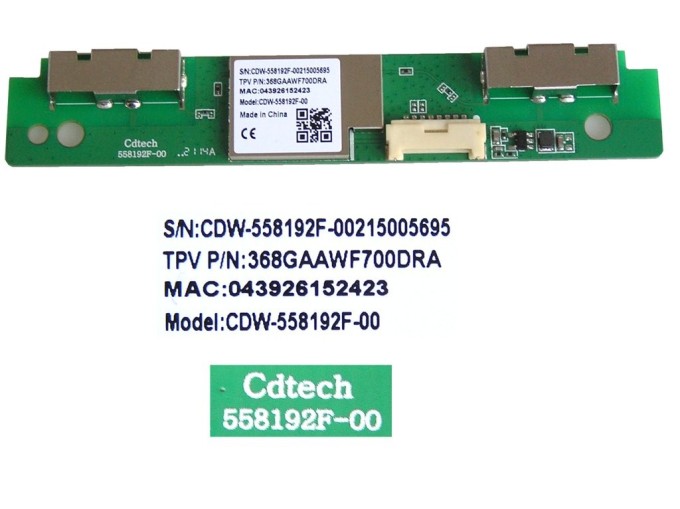 WiFi modul LCD LED Philips CDW-558192F-00 network 558192F