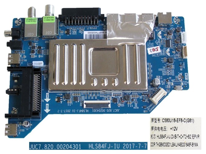 Základní deska LCD modulu pro Changhong CHiQ UHD58G5500